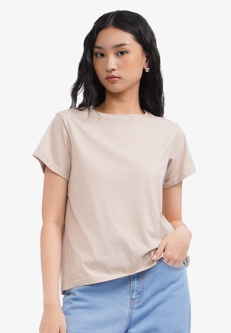 Roll Up Short Sleeve T-Shirt