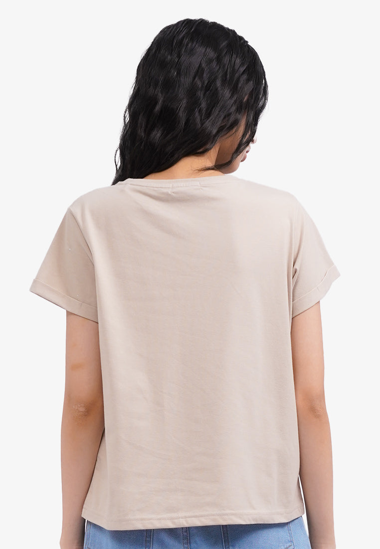 Roll Up Short Sleeve T-Shirt