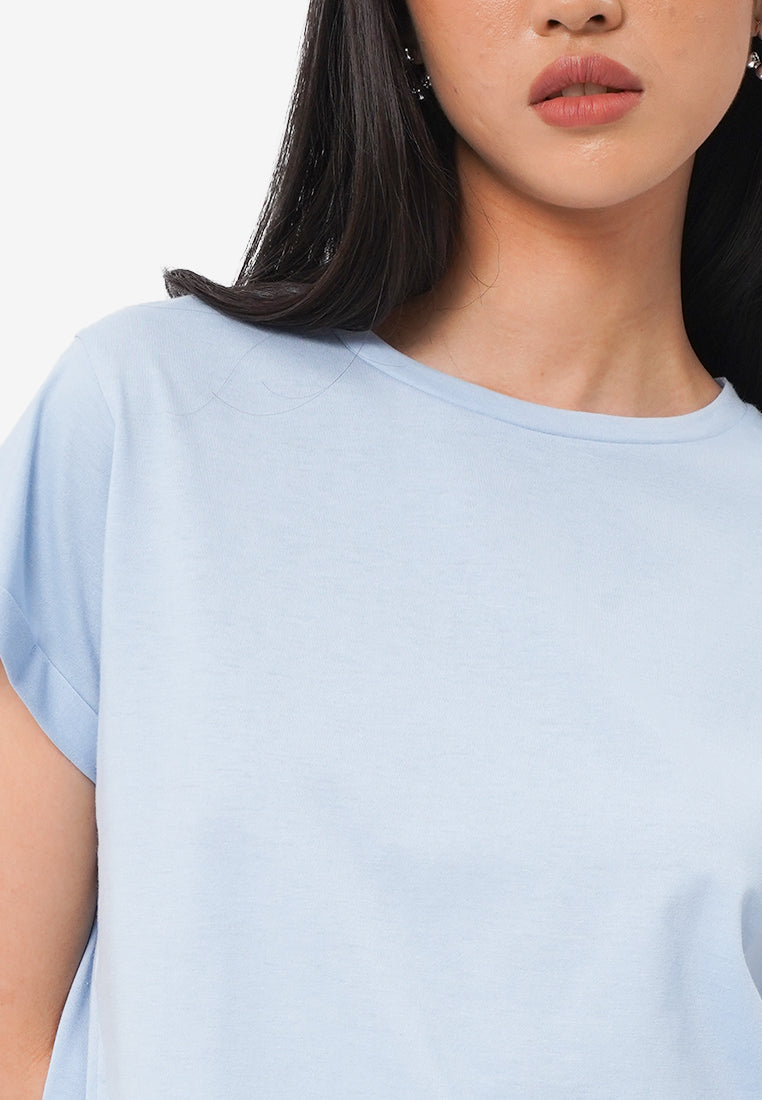 Short Sleeve Roll Up Tee