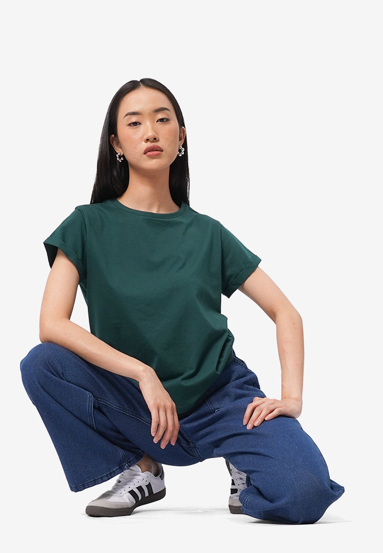 Short Sleeve Roll Up Tee