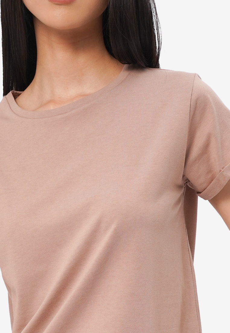 Short Sleeve Roll Up Tee