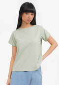Roll Up Short Sleeve T-Shirt Sage