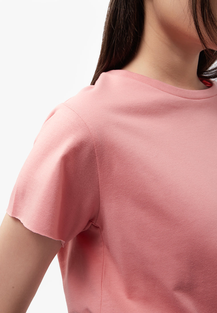 Regular Fit Short Sleeve T-Shirt L.Pink