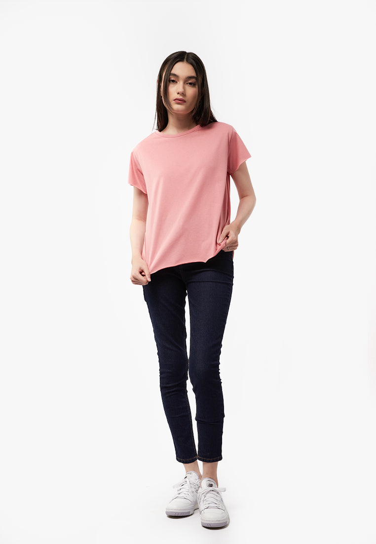 Regular Fit Short Sleeve T-Shirt L.Pink