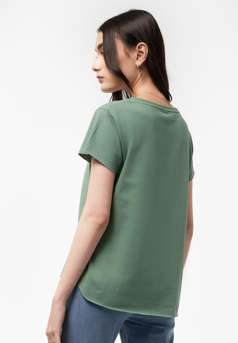Regular Fit Short Sleeve T-Shirt Green