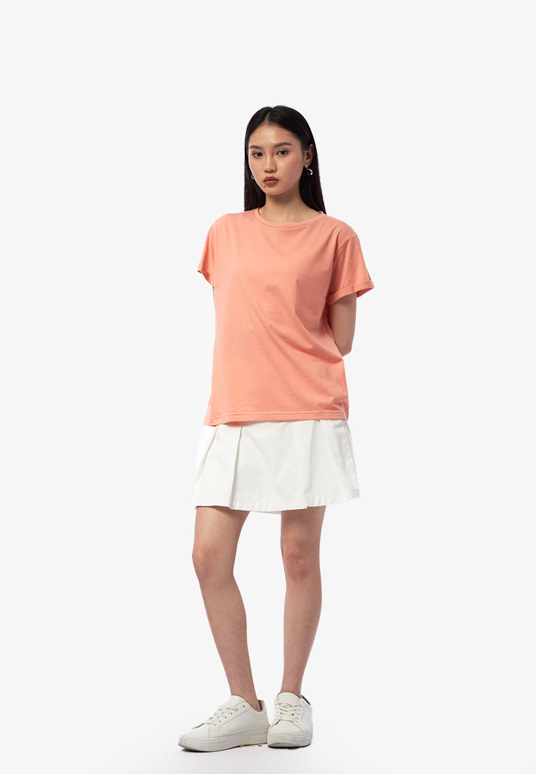 Short Sleeve Basic Loose T-Shirt