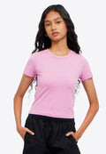 Basic Fitted Crop T-Shirt