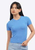 Short Sleeve Fitted Crop T-Shirt