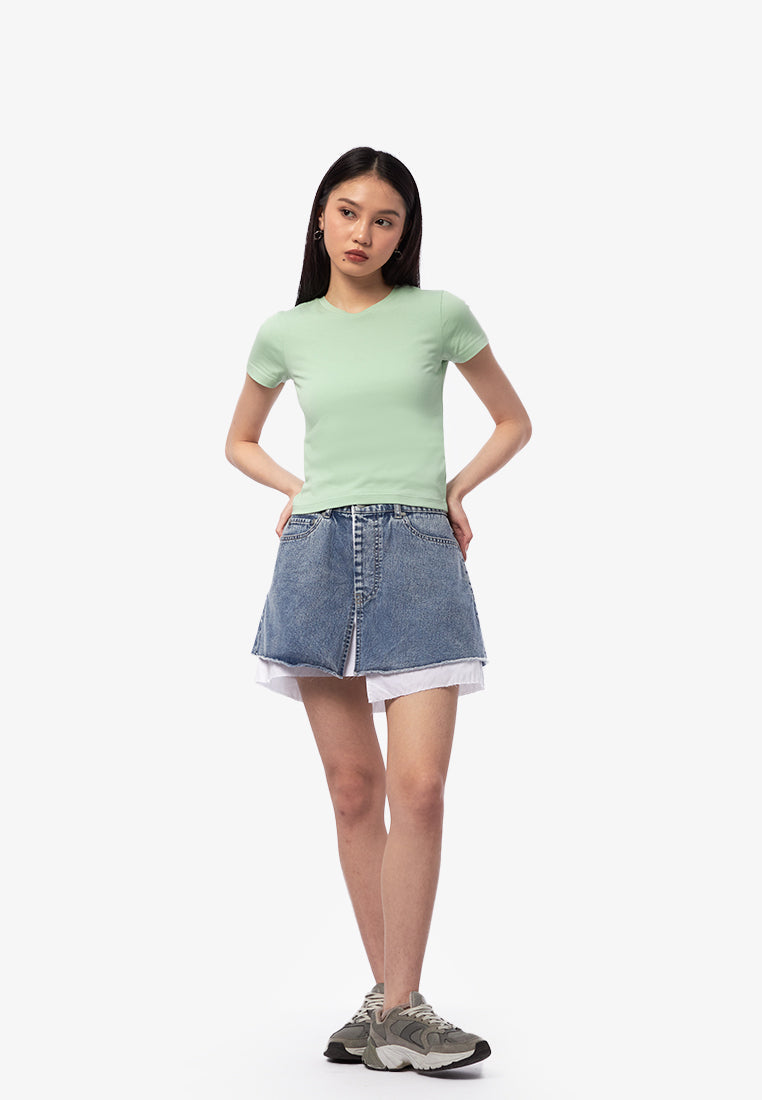 Short Sleeve Fitted T-Shirt
