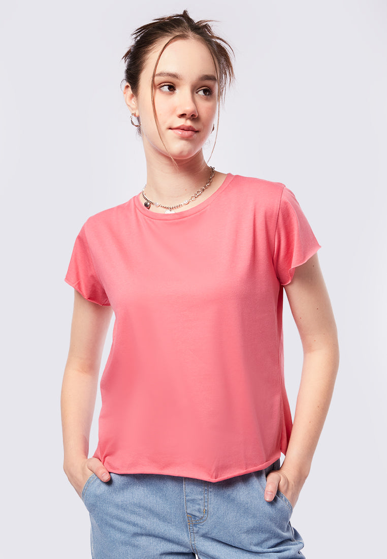 Basic Round Neck Loose T-Shirt