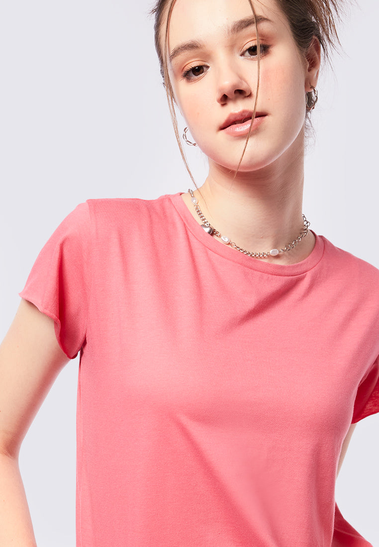 Basic Round Neck Loose T-Shirt