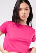 Boxy Short Sleeve Crop T-Shirt