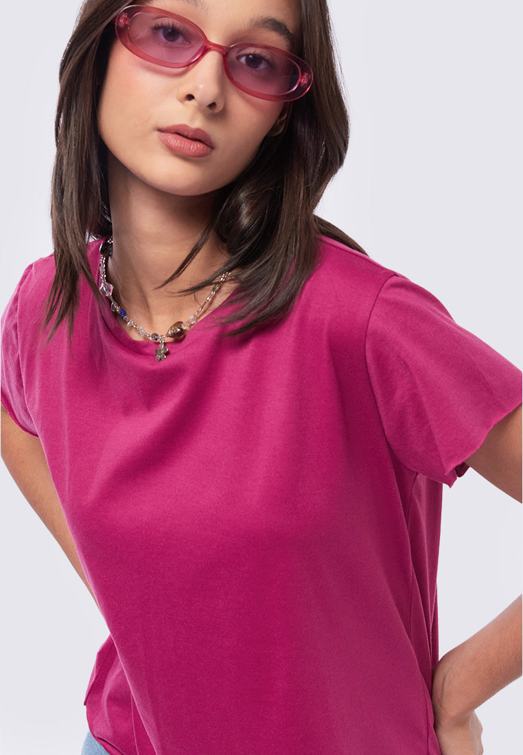 Basic Short Sleeve Loose T-Shirt