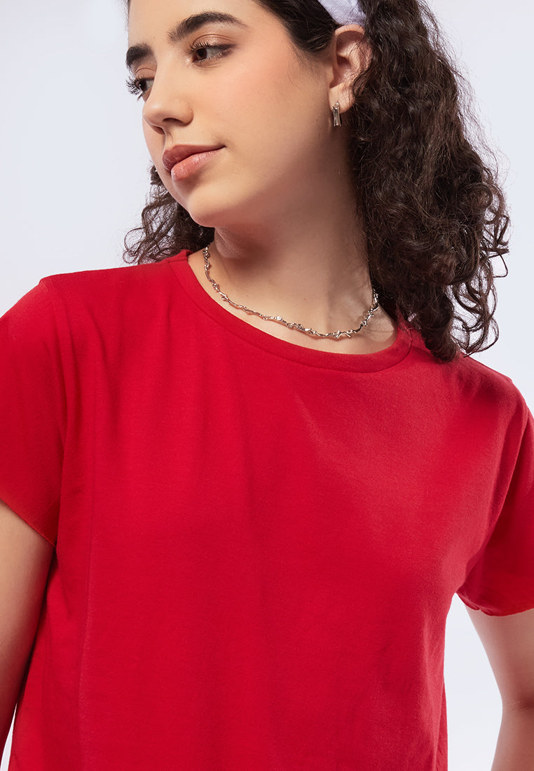Basic Short Sleeve Loose T-Shirt