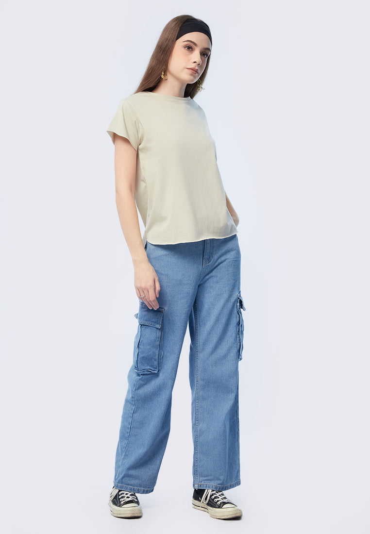 Basic Short Sleeve T-Shirt Grey