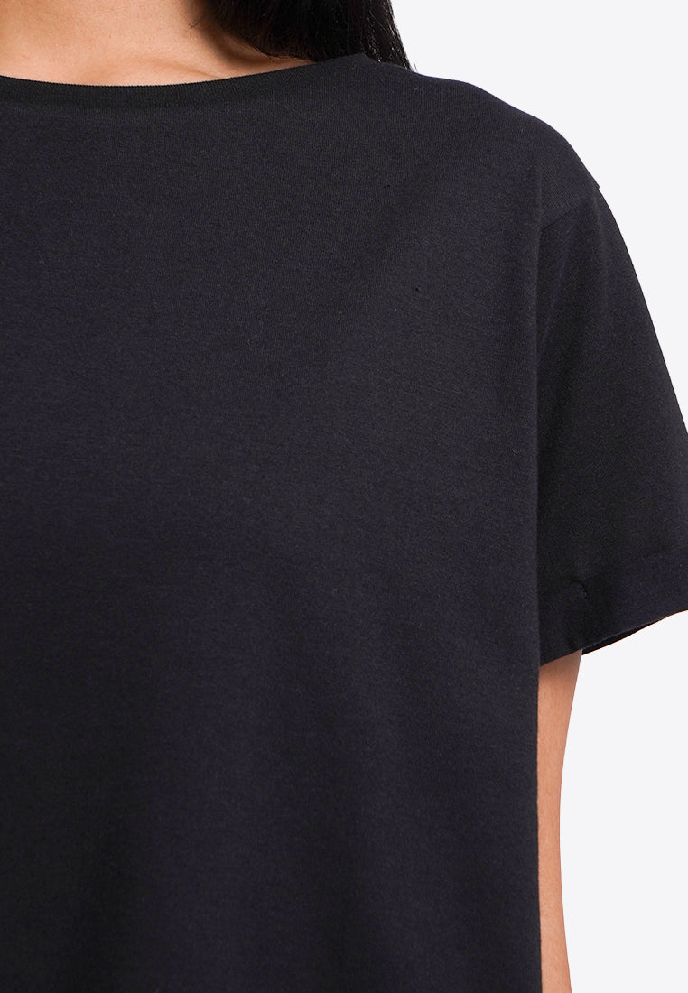 Basic Short Sleeve T-Shirt Black
