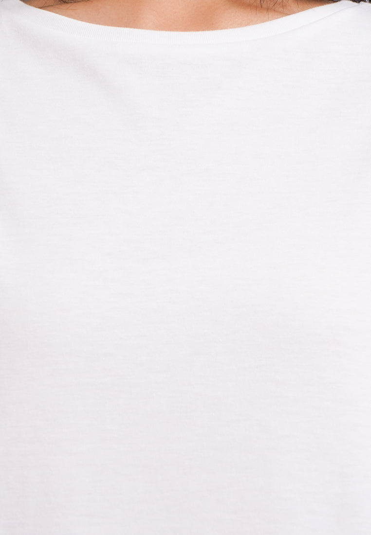 Basic Short Sleeve T-Shirt Off White