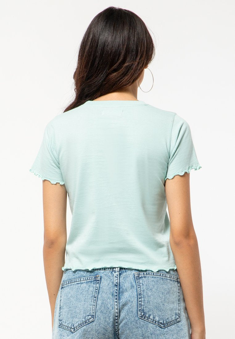 Colorbox X Dinda Puspitasari Embroidery Crop Top