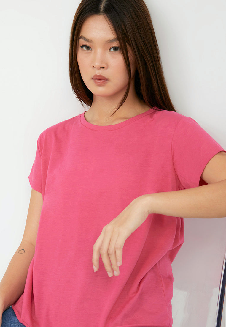 Basic Loose Crew Neck T-shirt