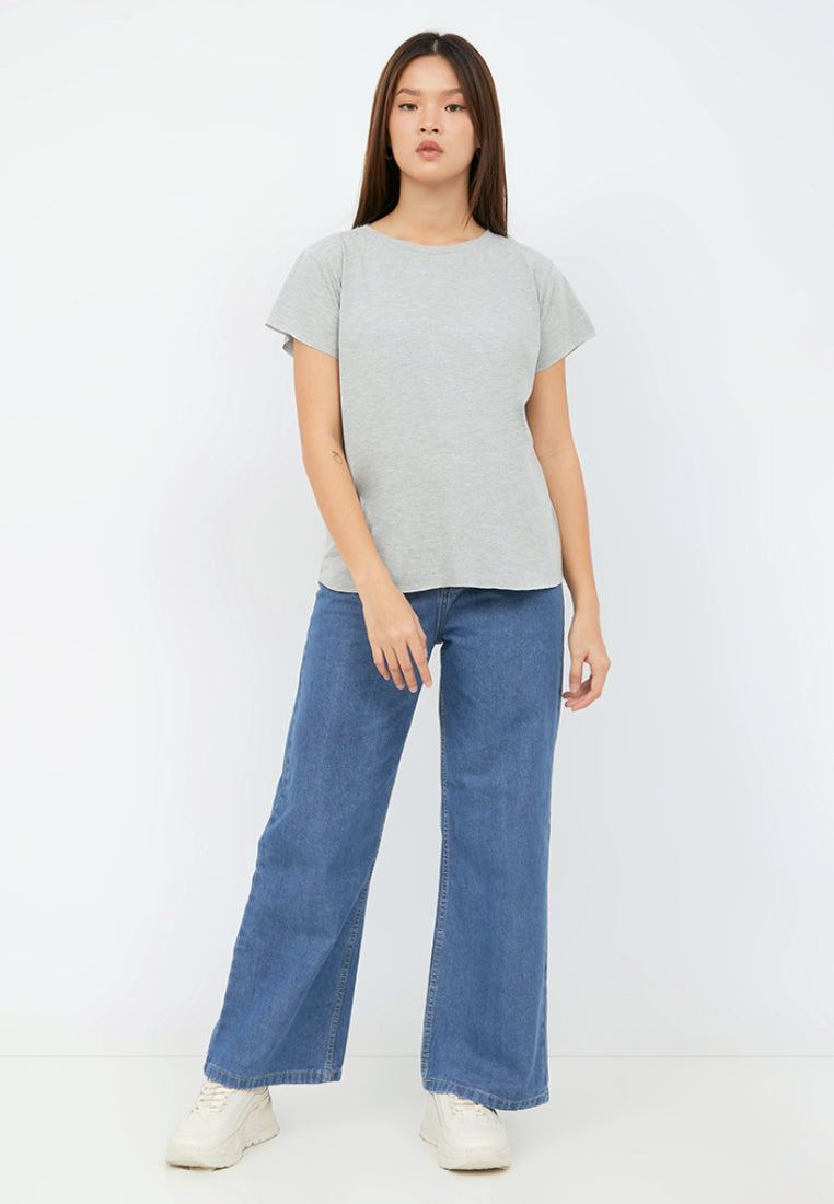 Basic Loose Crew Neck T-shirt