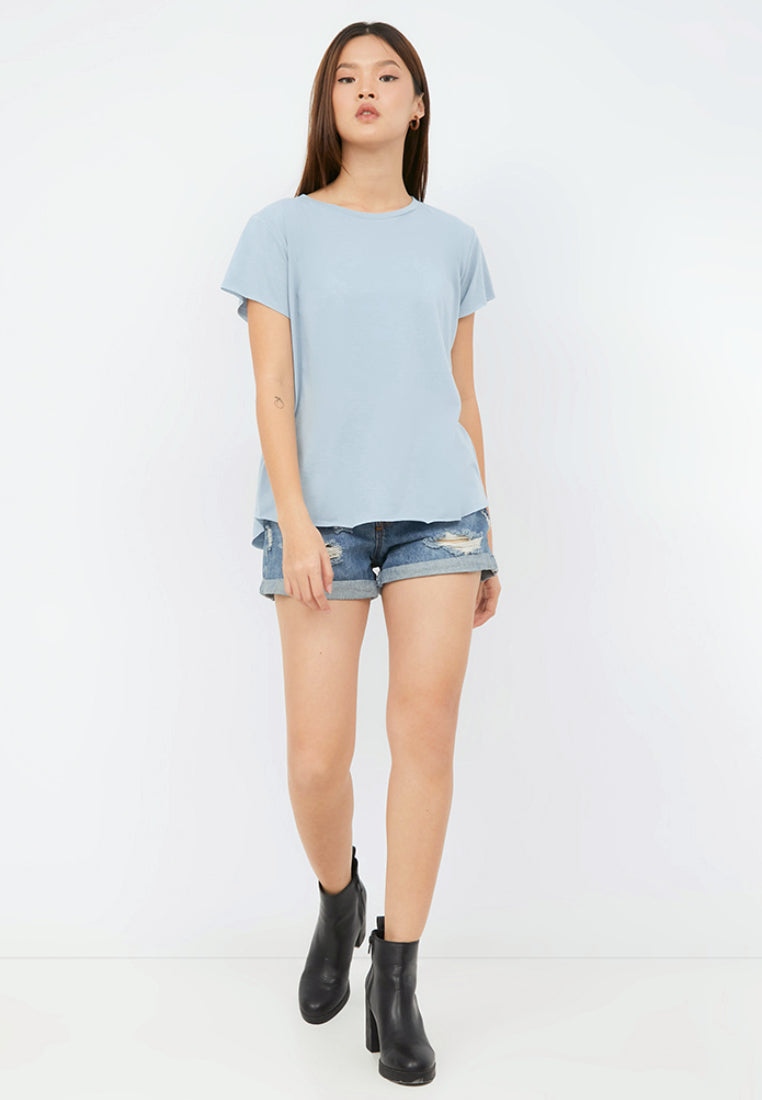 Basic Loose Crew Neck T-shirt
