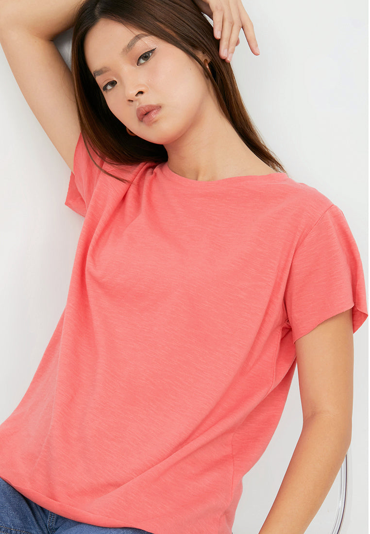 Basic Loose Crew Neck T-shirt