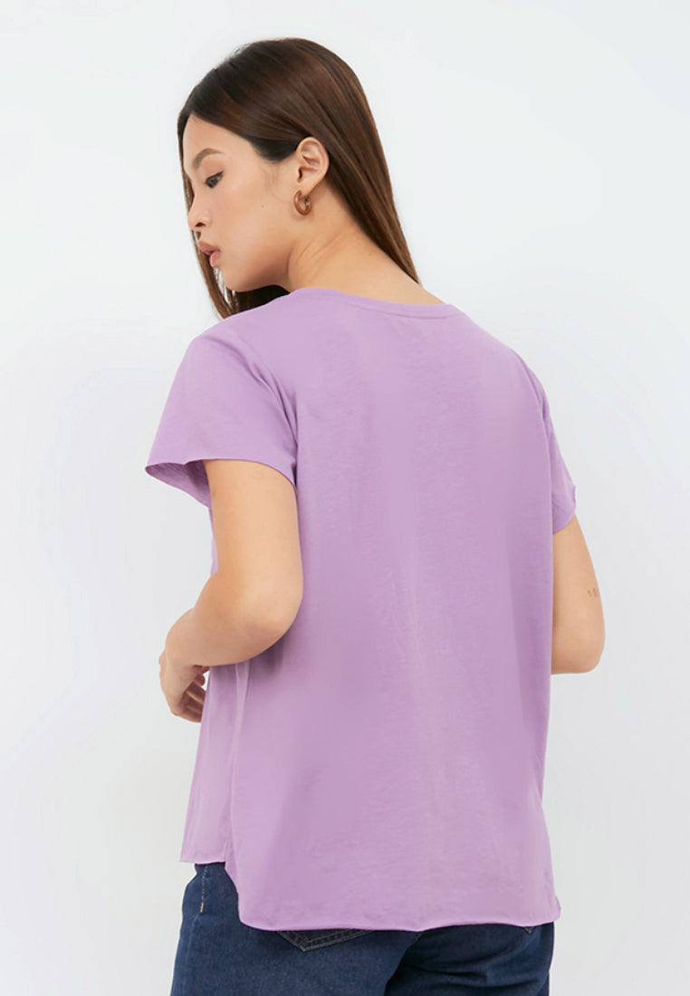 Basic Loose Crew Neck T-shirt