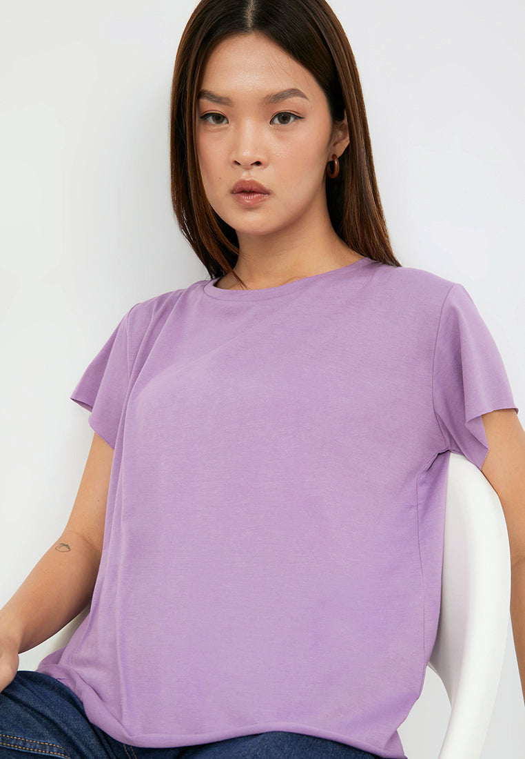 Basic Loose Crew Neck T-shirt