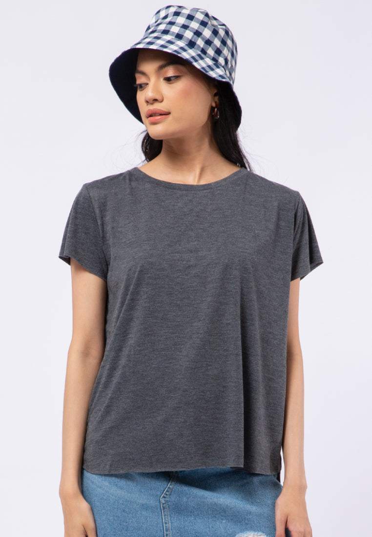 Round Neck Basic Loose T-shirt