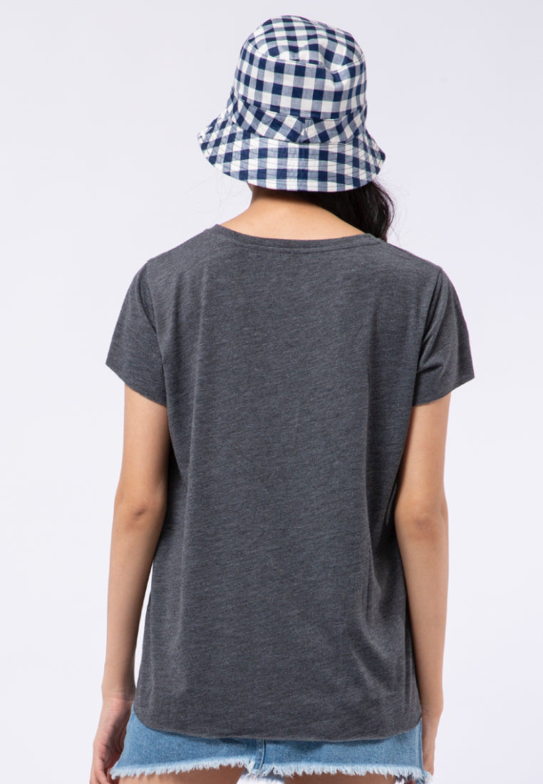 Round Neck Basic Loose T-shirt