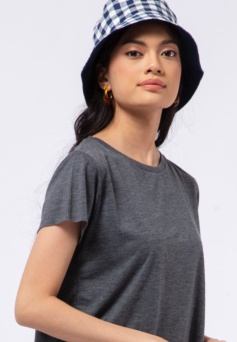 Round Neck Basic Loose T-shirt