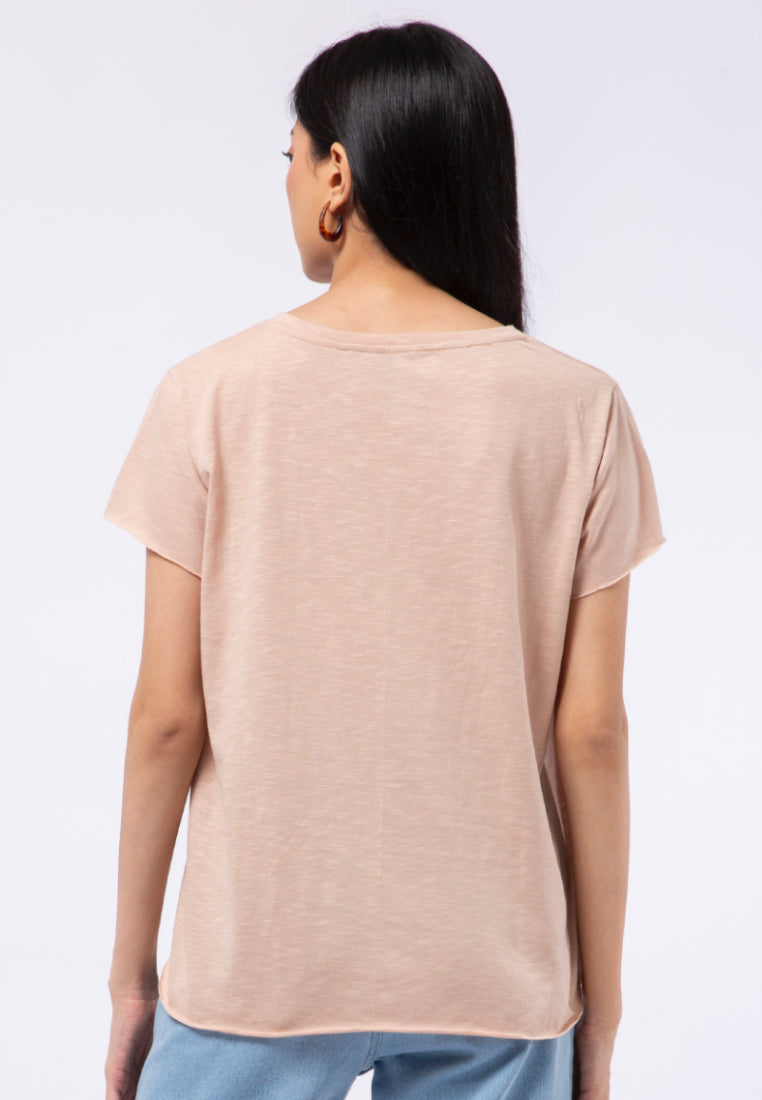 Round Neck Basic Loose T-shirt