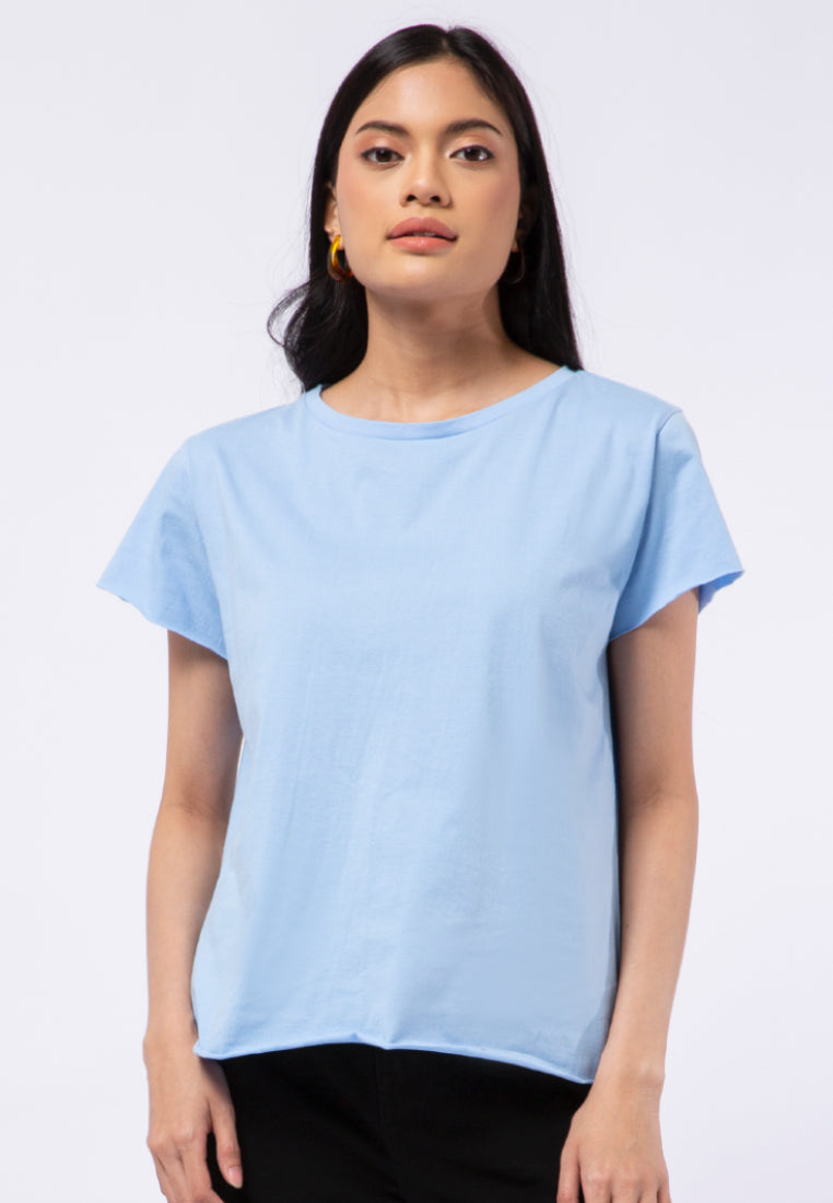 Round Neck Basic Loose T-shirt