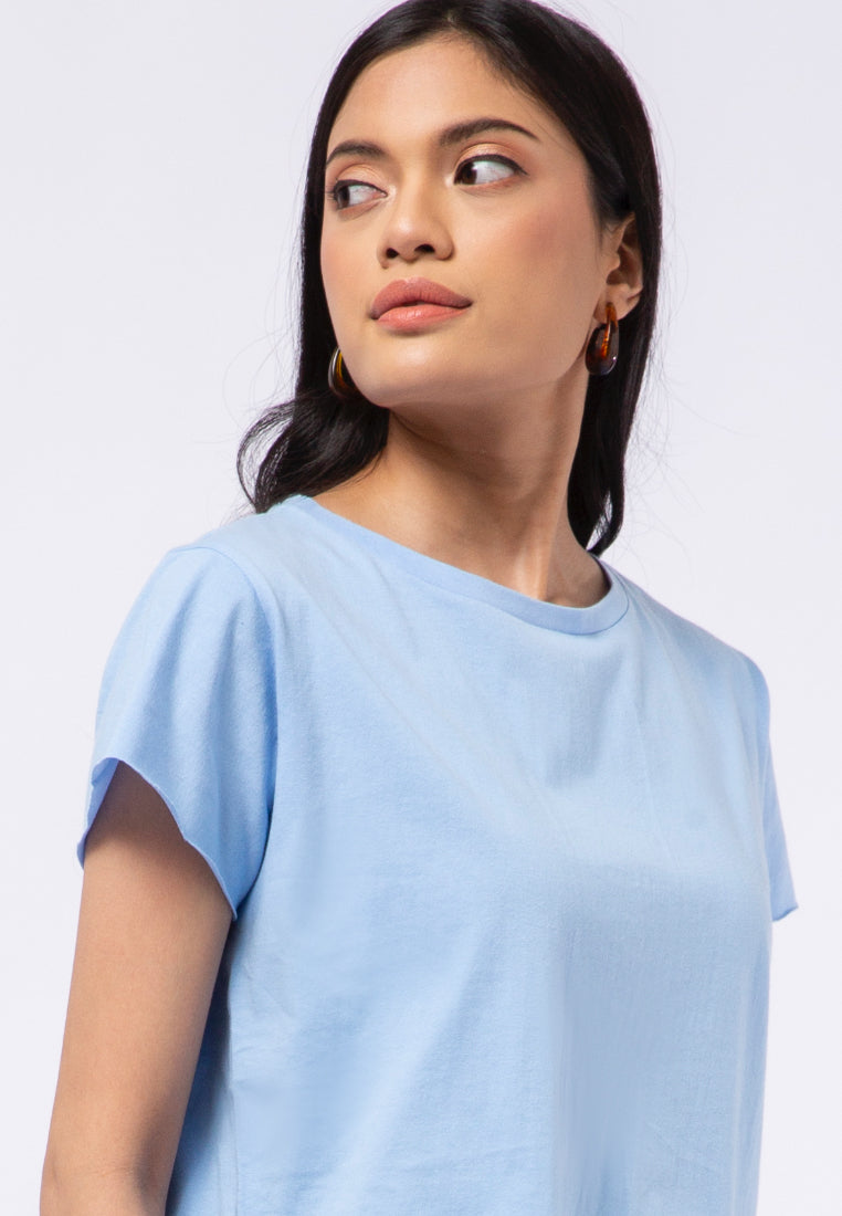 Round Neck Basic Loose T-shirt