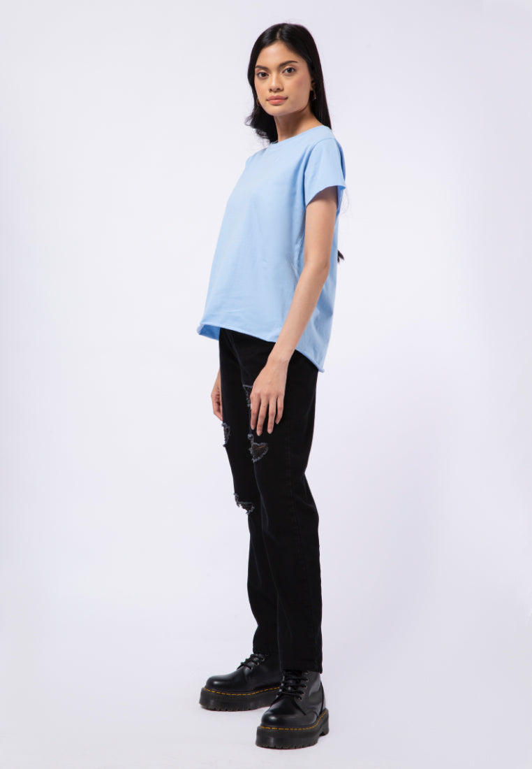 Round Neck Basic Loose T-shirt