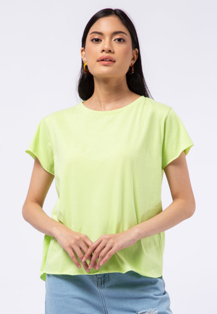Round Neck Basic Loose T-shirt