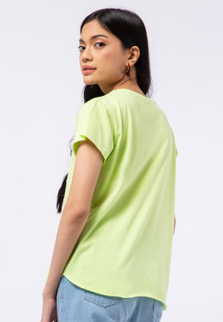 Round Neck Basic Loose T-shirt