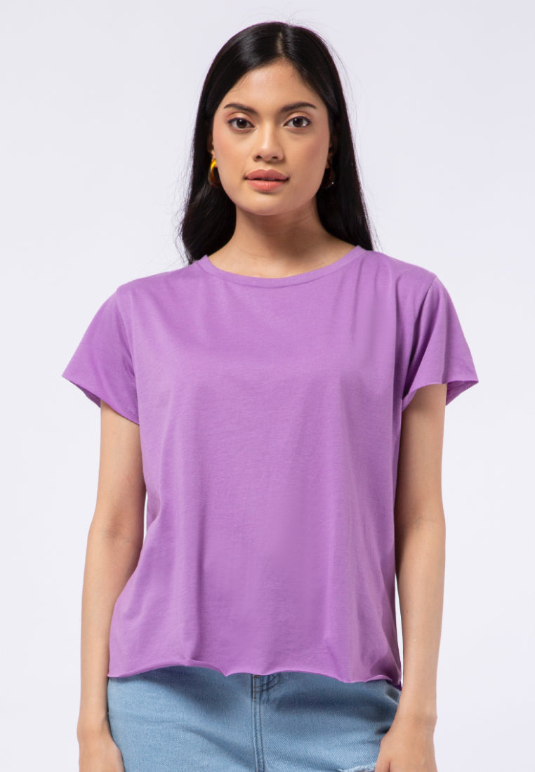 Round Neck Basic Loose T-shirt