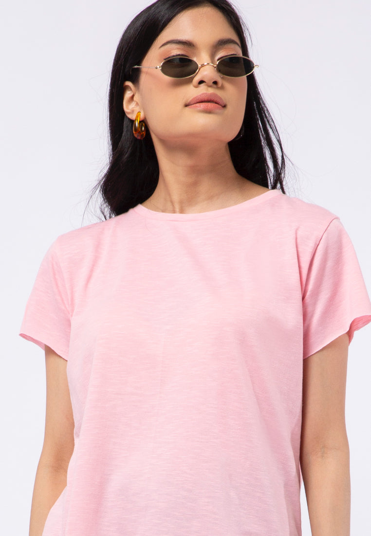 Round Neck Basic Loose T-shirt