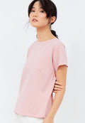 Short Sleeve T-shirt with Raw Edge