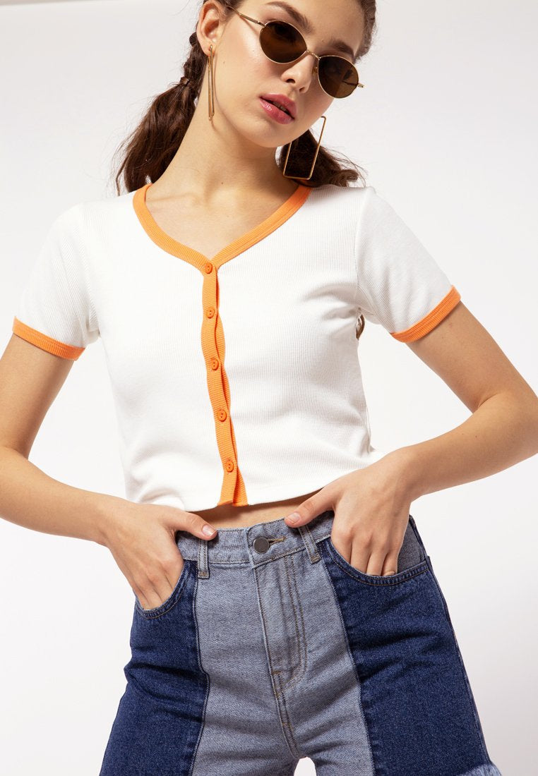 Stripe Crop Top