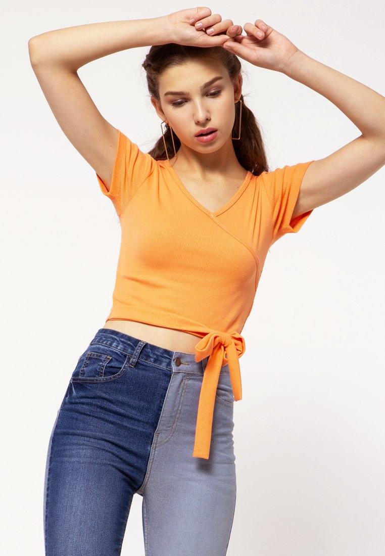 Rib Wrap Top
