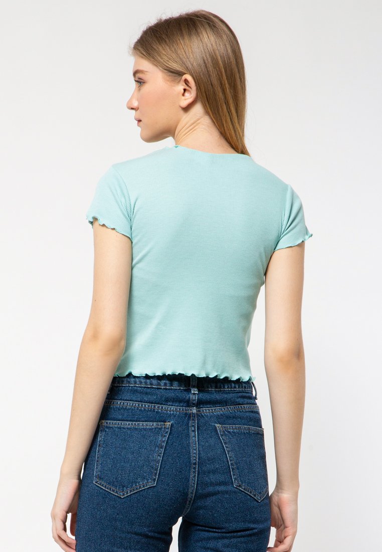 Rib Crop T-Shirt