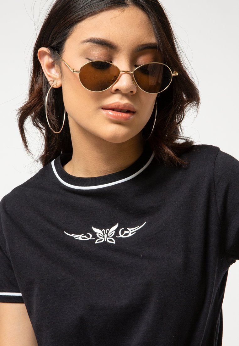 Black T-Shirt with Print