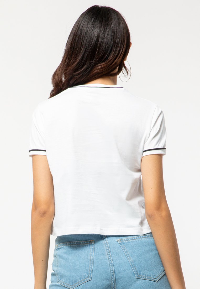 Off White T-Shirt with Print