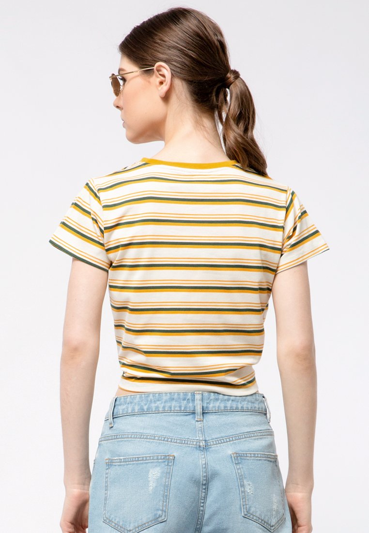 Stripe Tie Hem Top