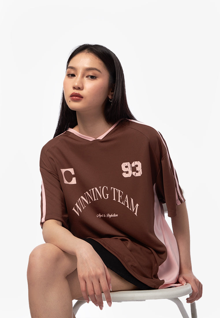 V-Neck Loose Soccer Jersey