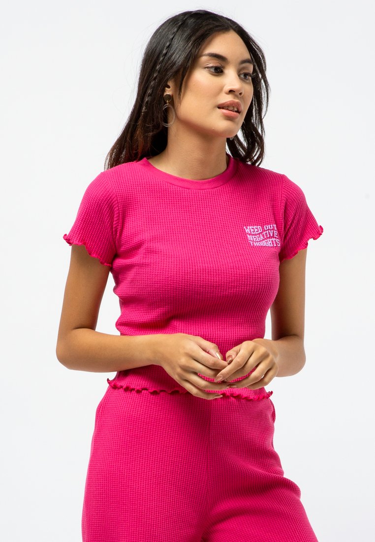 Check Textured Top