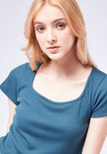Square Neck Rib Top