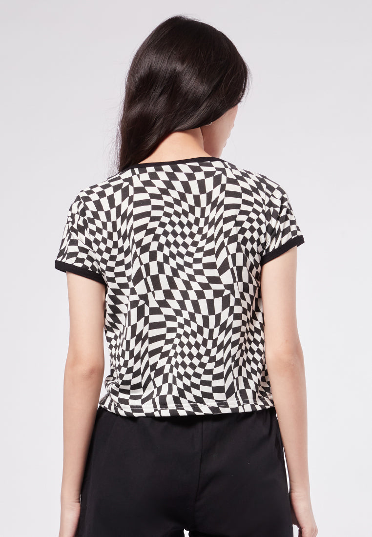 Printed Round Neck T-Shirt
